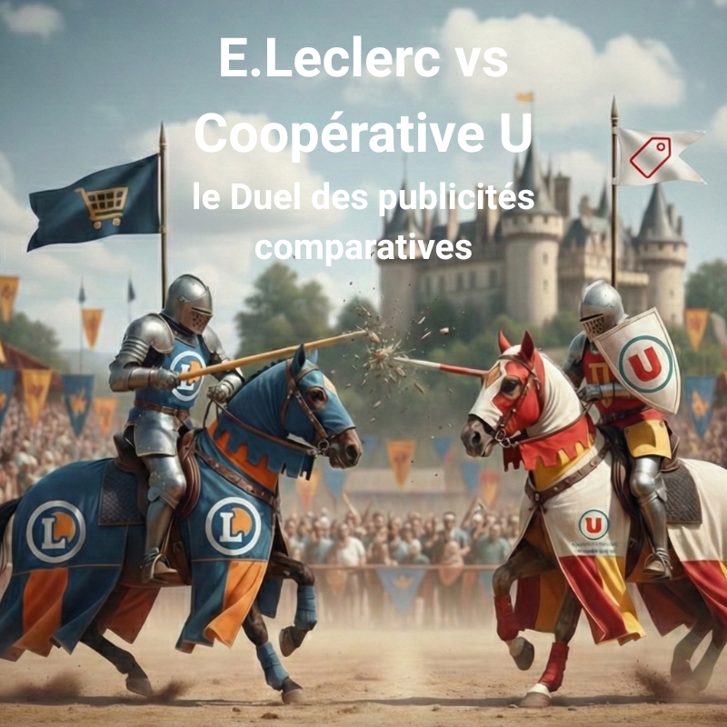 Publicités comparatives : le face-à-face entre Coopérative U et E.Leclerc.